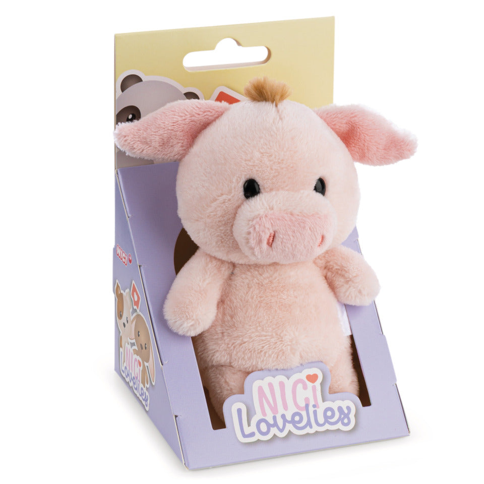 Kuscheltier NICI Lovelies, 11 cm, 18 Stück, sortiert NICI 63500 NICI 63500  in Geschenkbox 18St. im Disp