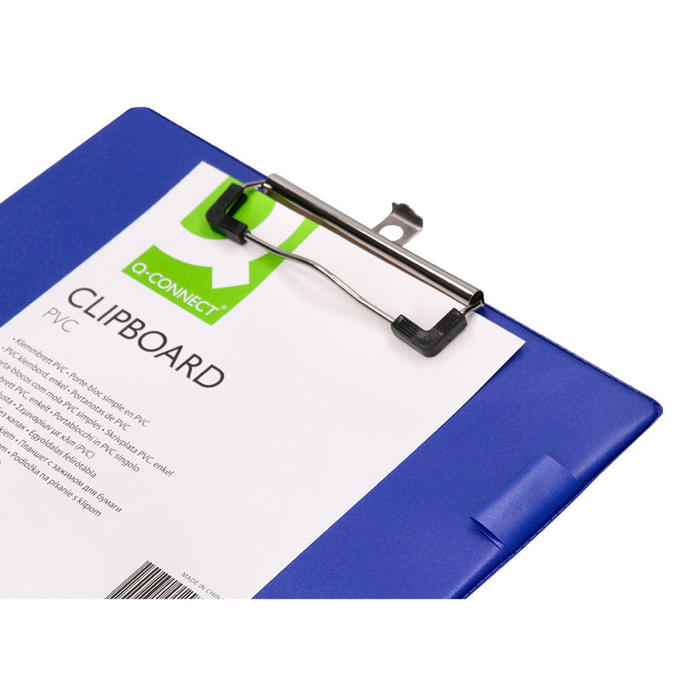 Klemmbrett, A4, blau Q-CONNECT KF01297 Q-CONNECT KF01297 PVC