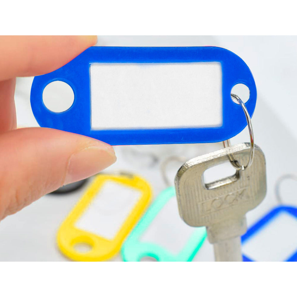 Schlüsselanhänger, 10 Stück, dunkelblau Q-CONNECT KF10872