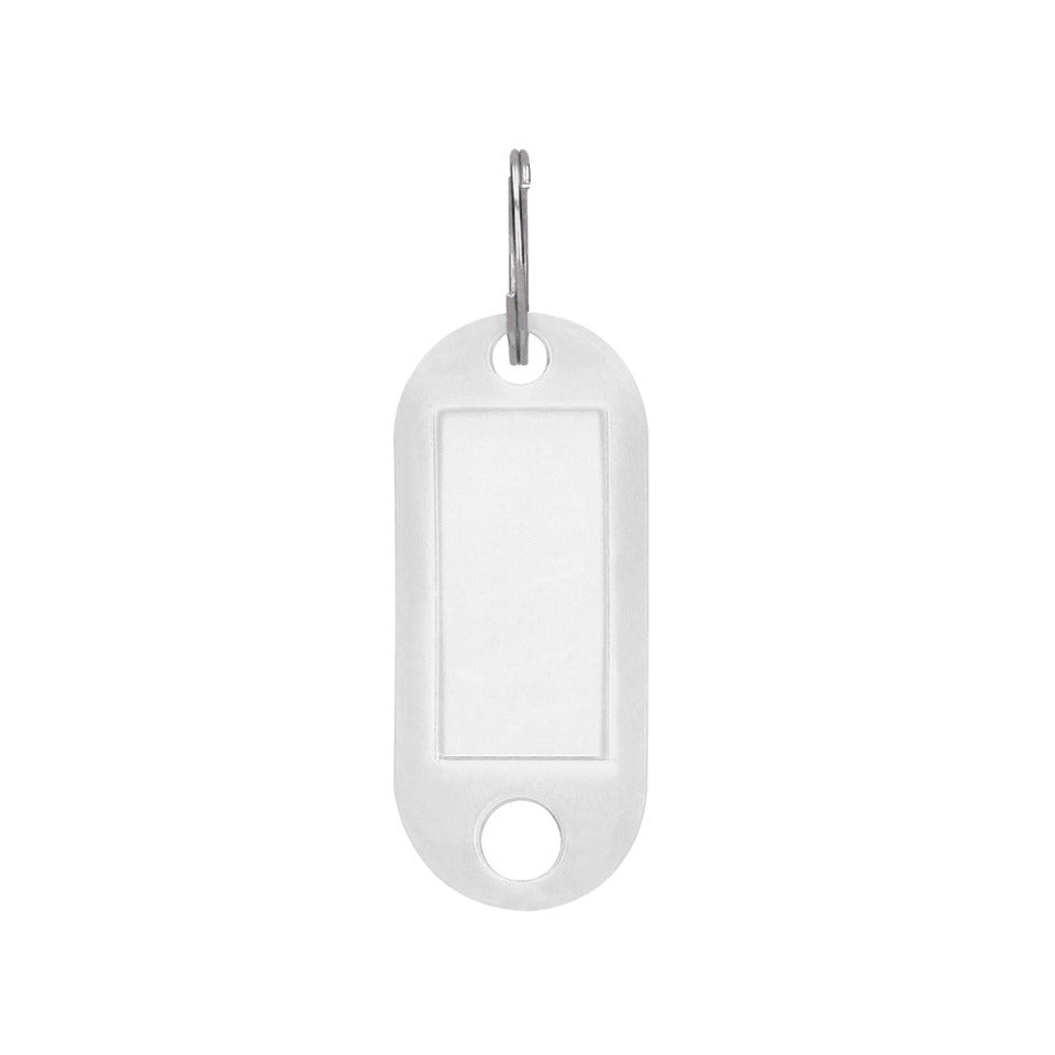 Schlüsselanhänger, 10 Stück, weiß Q-CONNECT KF10874