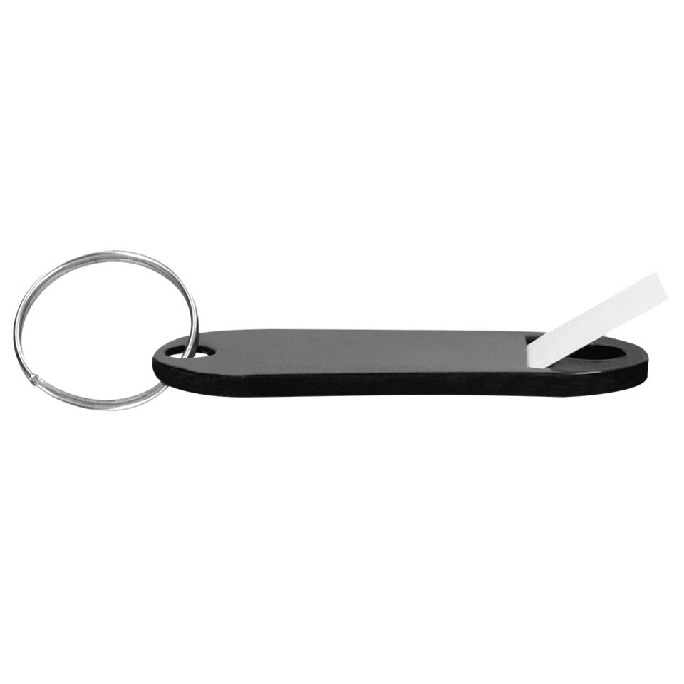 Schlüsselanhänger, 10 Stück, schwarz Q-CONNECT KF10875
