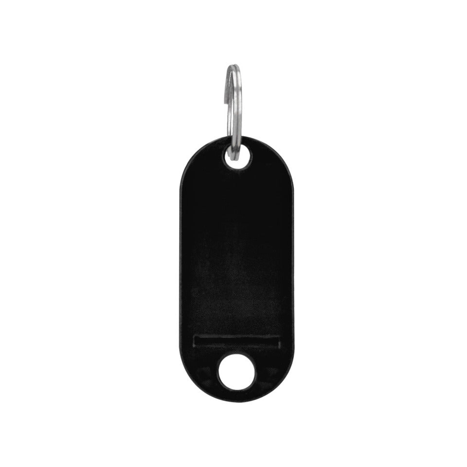 Schlüsselanhänger, 10 Stück, schwarz Q-CONNECT KF10875