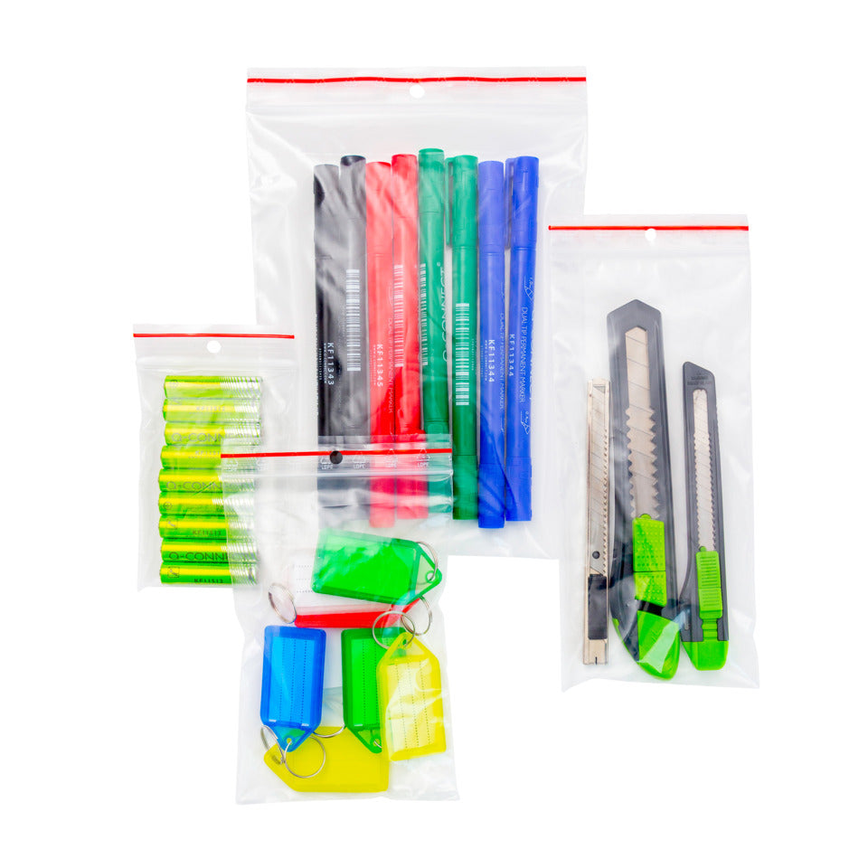 Druckbandbeutel, 170x230mm, 100 Stück, transparent Q-CONNECT KF11359 Q-CONNECT KF11359 ohne Schreibfeld