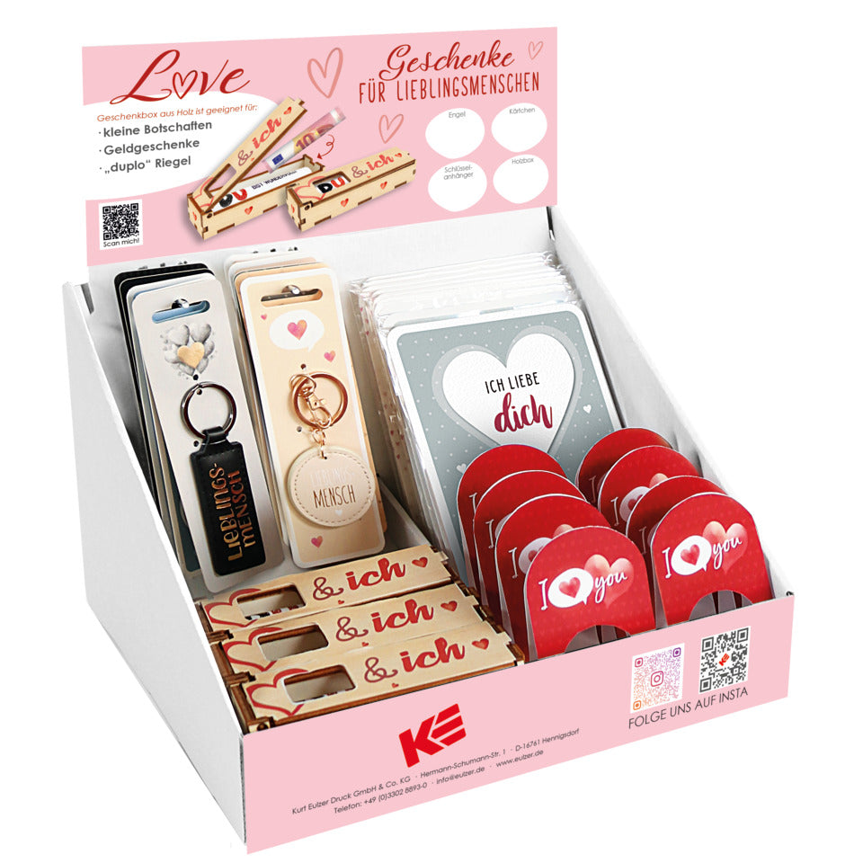Warenpaket 34-teilig Lieblingsmensch EULZER 01-0280 u. K1039