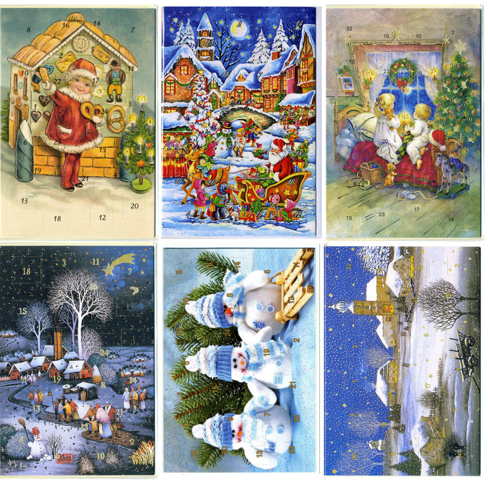 Adventskalenderkarte, 10er, sortiert APOLLO 21-010G APOLLO 21-010G Bild