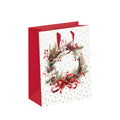Weihnachts-Geschenktragetasche Christmas Wreath, 33,5 x 26 x 13,5 cm ZÖWIE 70110 22428 ZÖWIE 70110 22428 33,5x26x13,5cm