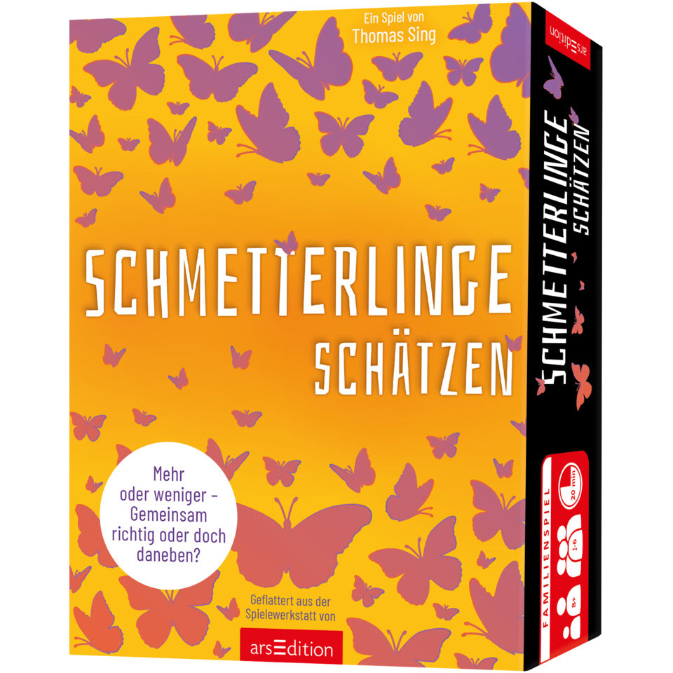 Kartenspiel Schmetterlinge schätzen, ab 8 Jahre ARS EDITION 13829 ARS EDITION 13829 ab 8J.