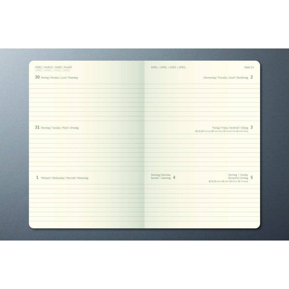 Buchkalender Conceptum 2027, A5, 96 Blatt, Hardcover, 1W/2S, schwarz SIGEL C2712 SIGEL C2712 2  Conceptum Hardcover Woche