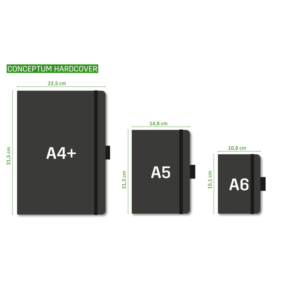 Buchkalender Conceptum 2027, A5, 96 Blatt, Hardcover, 1W/2S, schwarz SIGEL C2712 SIGEL C2712 2  Conceptum Hardcover Woche