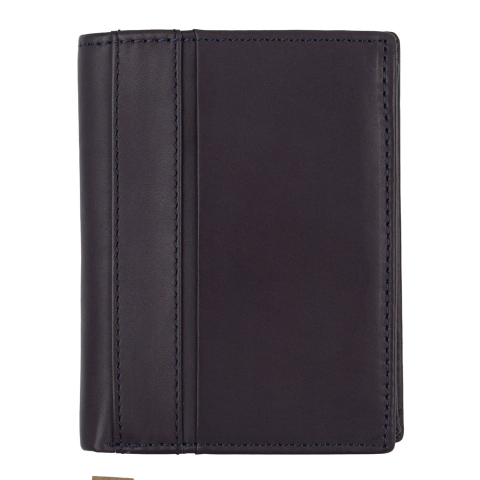 Geldbörse Hallifax, 9 x 12 x 2 cm, RFID, Leder, blau HJP 80485.06 HJP 80485.06 12,3x9,5x2,5cm