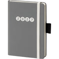 Buchkalender V Book, A6, 1W/2S, Kunstleder, grau BSB 02-0358 BSB 02-0358 90x140mm