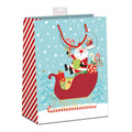 Weihnachts-Geschenktragetasche Schlitten, 23 x 18 x 10 cm  7522-2618-M 7522-2618-M 23x18x10cm