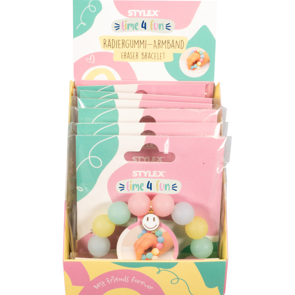 Radiergummi-Armband Back2Fun Kollektion STYLEX 57011 STYLEX 57011 Time2Fun Kollektion