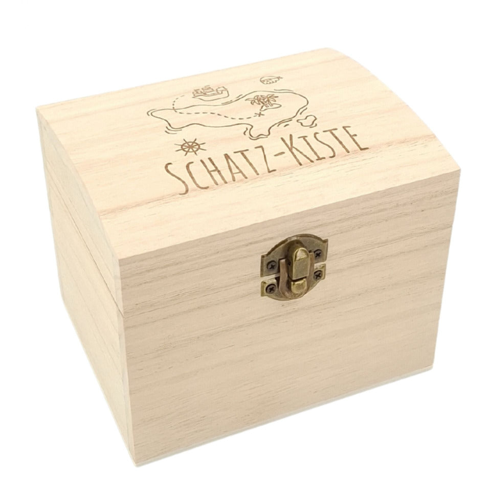 Schatztruhe Schatzkiste, 14 x 12 x 11 cm, natur HERGO 2543 HERGO 2543 14x12x11cm