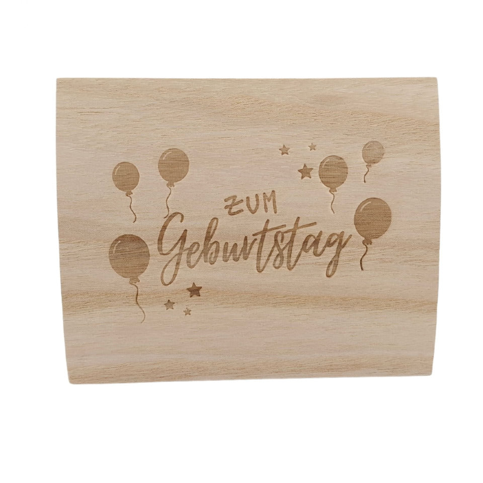 Schatztruhe Geburtstag, 14 x 12 x 11 cm, natur HERGO 2541 HERGO 2541 14x12x11cm