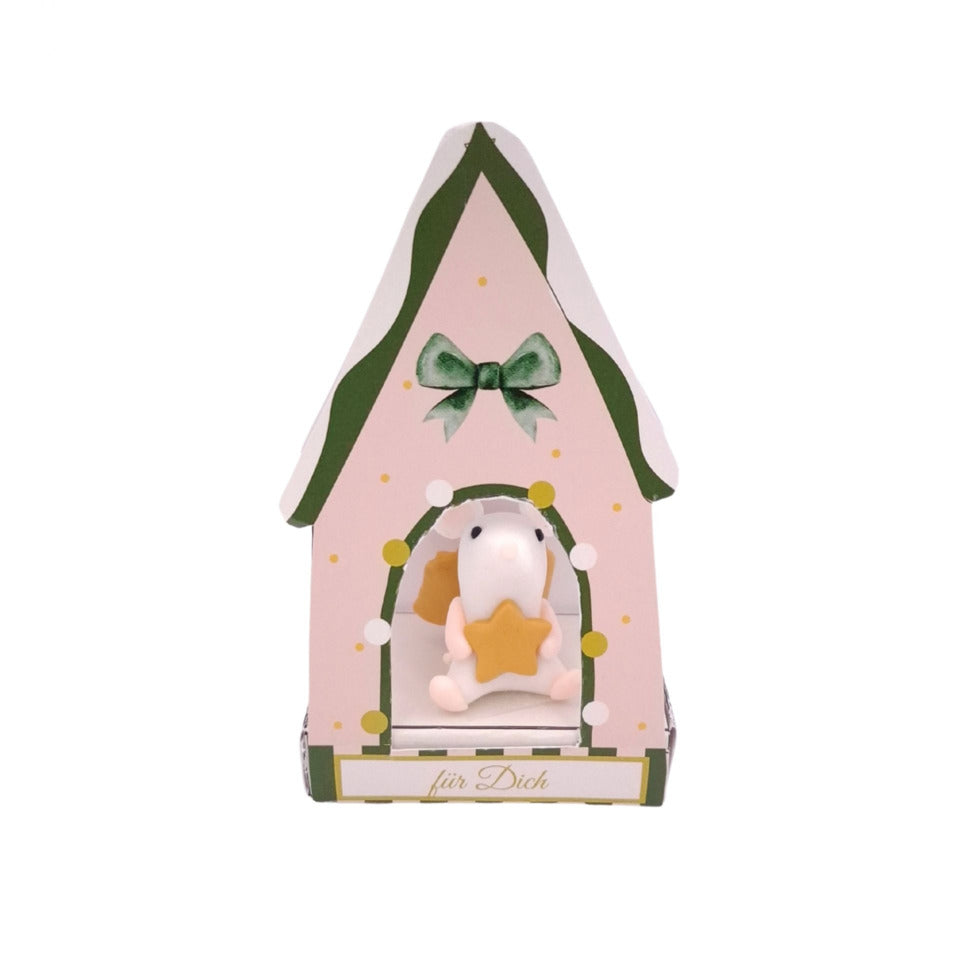 Weihnachtsfigur Häuschen, 10 x 5 x 3,5 cm, sortiert HERGO 6208 HERGO 6208 10x5x3,5cm