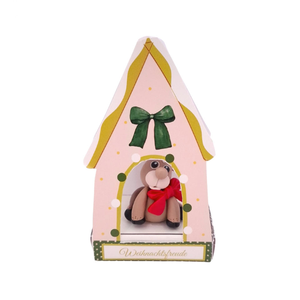 Weihnachtsfigur Häuschen, 10 x 5 x 3,5 cm, sortiert HERGO 6208 HERGO 6208 10x5x3,5cm