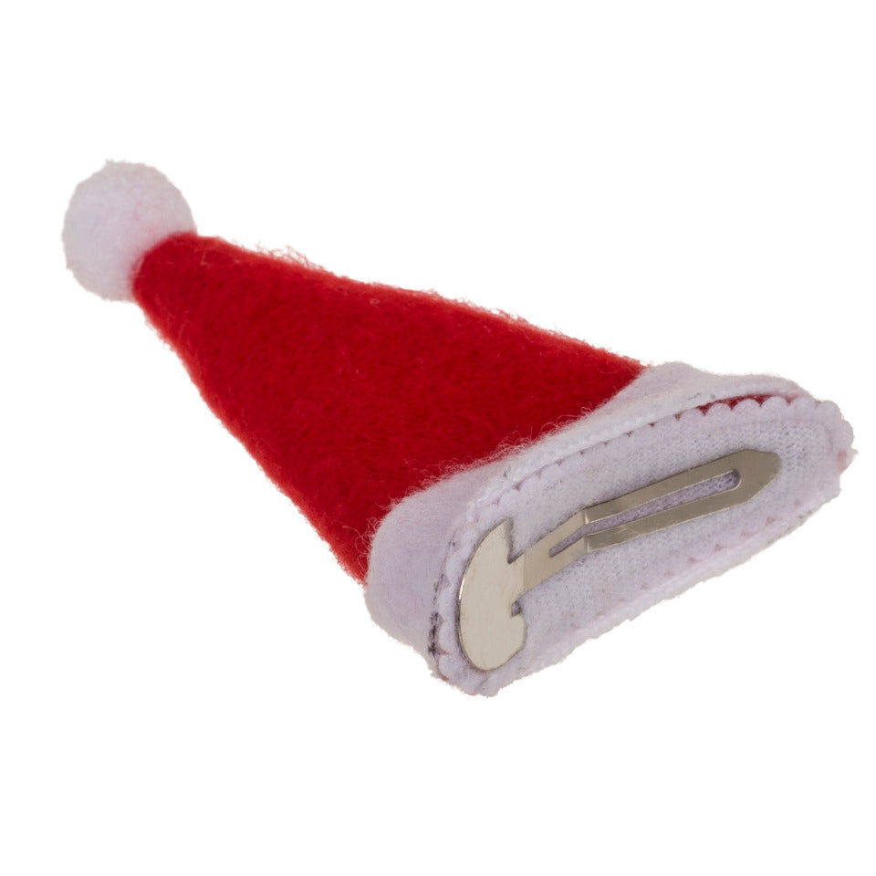 Haarclip, Weihnachtsmütze, ca. 8cm OUT OF THE BLUE 99/6110 OOTB 99/6110 8cm