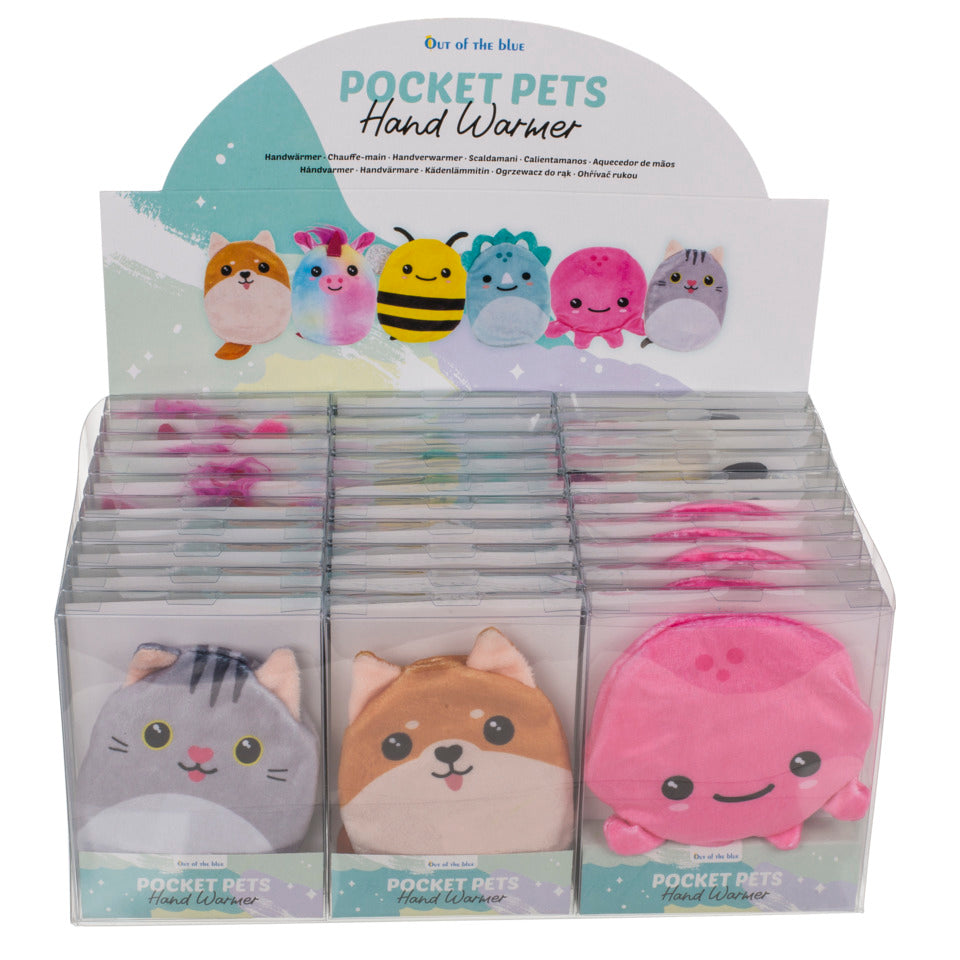 Handwärmer Kawaii Tiere, 13 cm, Plüsch, sortiert OUT OF THE BLUE 10/5343 OOTB 10/5343 ca. 13cm Plüsch