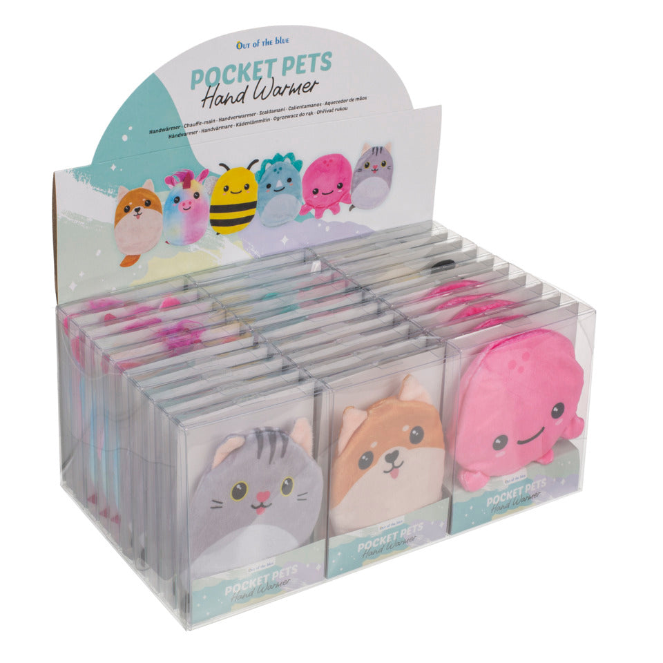 Handwärmer Kawaii Tiere, 13 cm, Plüsch, sortiert OUT OF THE BLUE 10/5343 OOTB 10/5343 ca. 13cm Plüsch