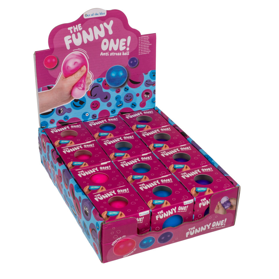 Quetschball Squeeze Funny Faces, Ø 6 cm, sortiert OUT OF THE BLUE 12/0815 OOTB 12/0815 6cm