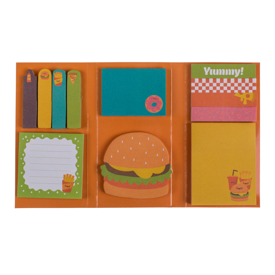 Haftnotizblock Fast Food Set, 6 Größen OUT OF THE BLUE 29/2769 OOTB 29/2769 Set