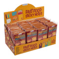 Haftnotizblock Fast Food Set, 6 Größen OUT OF THE BLUE 29/2769 OOTB 29/2769 Set