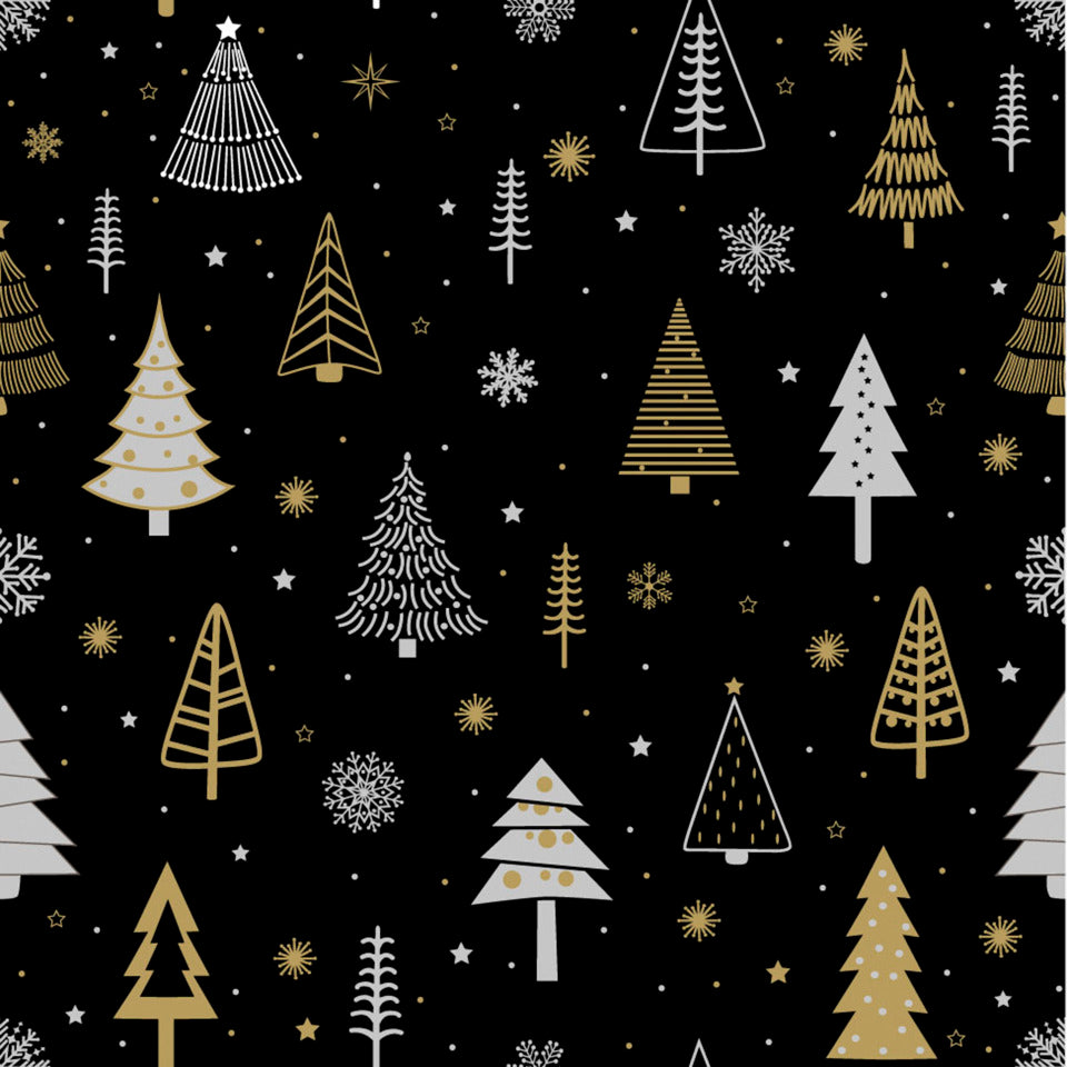 Weihnachts-Zelltuchserviette Bäume, 33 x 33 cm, 3-lagig, 20 Stück PAPER+DESIGN 227349 PAPER+DESIGN 227349 33cm 3lagig