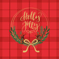 Weihnachts-Zelltuchserviette Holly Jolly, 33 x 33 cm, 3-lagig, 20 Stück PAPER+DESIGN 227352 PAPER+DESIGN 227352 33cm 3lagig
