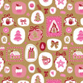 Weihnachts-Zelltuchserviette Merry Deco, 25 x 25 cm, 3-lagig, 20 Stück PAPER+DESIGN 227336 PAPER+DESIGN 227336 25cm 3lagig