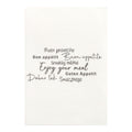 Serviette Enjoy your Meal, 24 x 16,5 cm, 300 Stück, weiß PAPSTAR 37406 PAPSTAR 37406 Enjoy your Meal