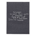 Serviette Enjoy your Meal, 24 x 16,5 cm, 300 Stück, schwarz PAPSTAR 37407 PAPSTAR 37407 Enjoy your Meal