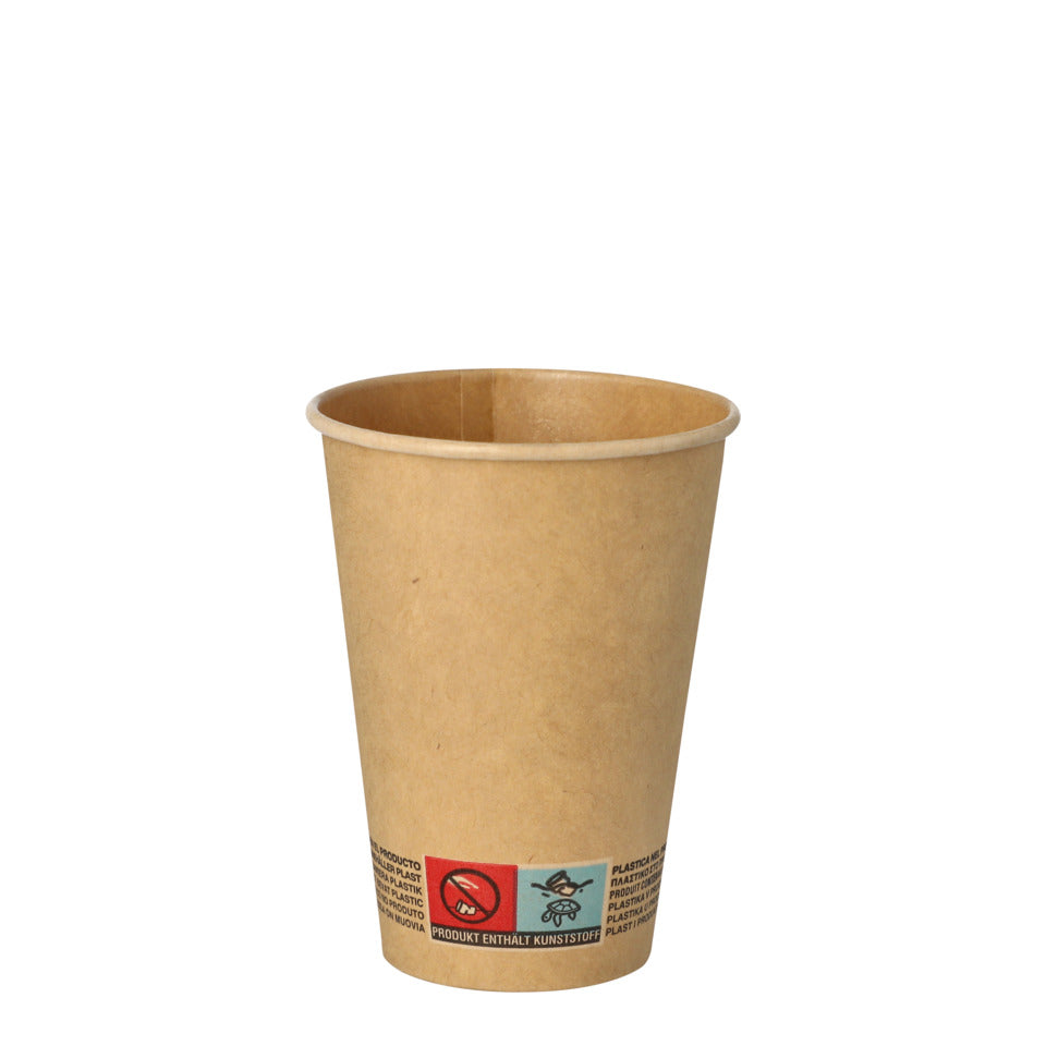 Trinkbecher To Go, 0,18 l, 50 Stück, braun PAPSTAR 89159 PAPSTAR 89159 Pappe