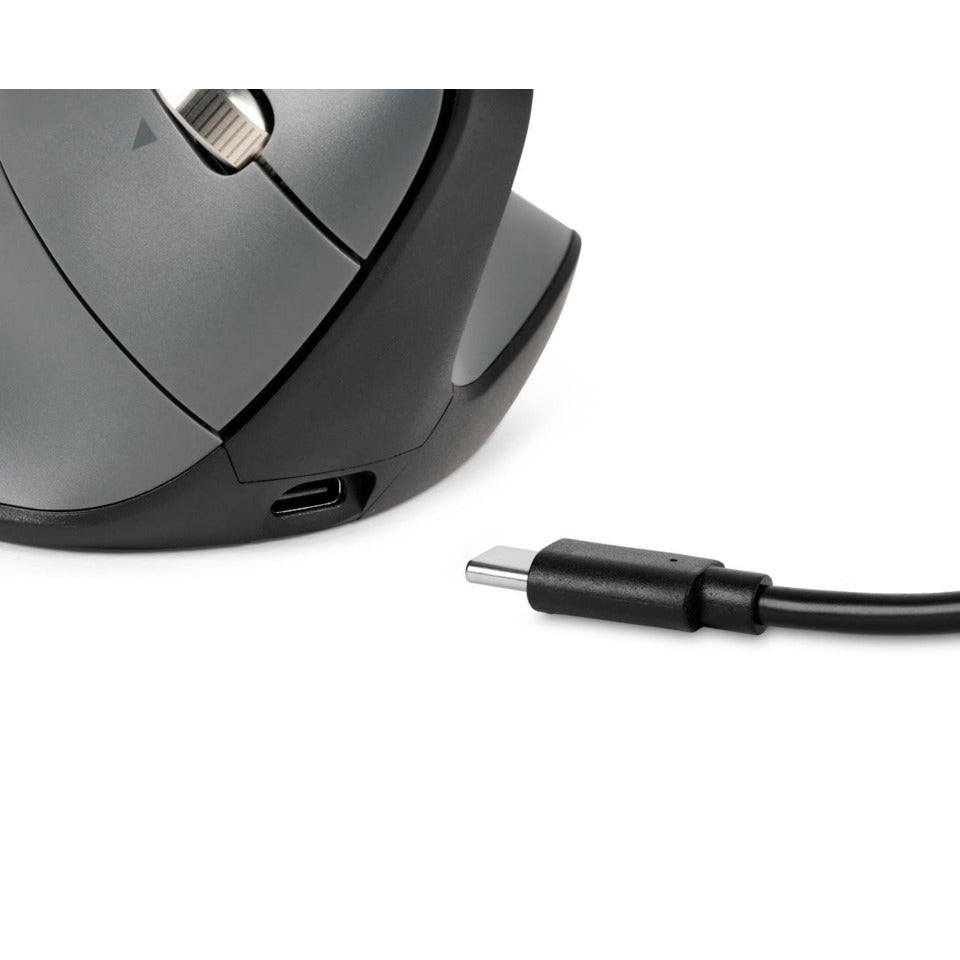 Maus FastForward Pro Vertikal - Rechtshänder, 8 Tasten, 5000dpi, kabellos, schwarz BAKKERELKHUIZEN BNEFFP3MVM