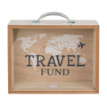 Spardose Travel Fund, 10,5 x 12 cm, Holz OUT OF THE BLUE 144285 OOTB 144285 ca. 20,5x12cm