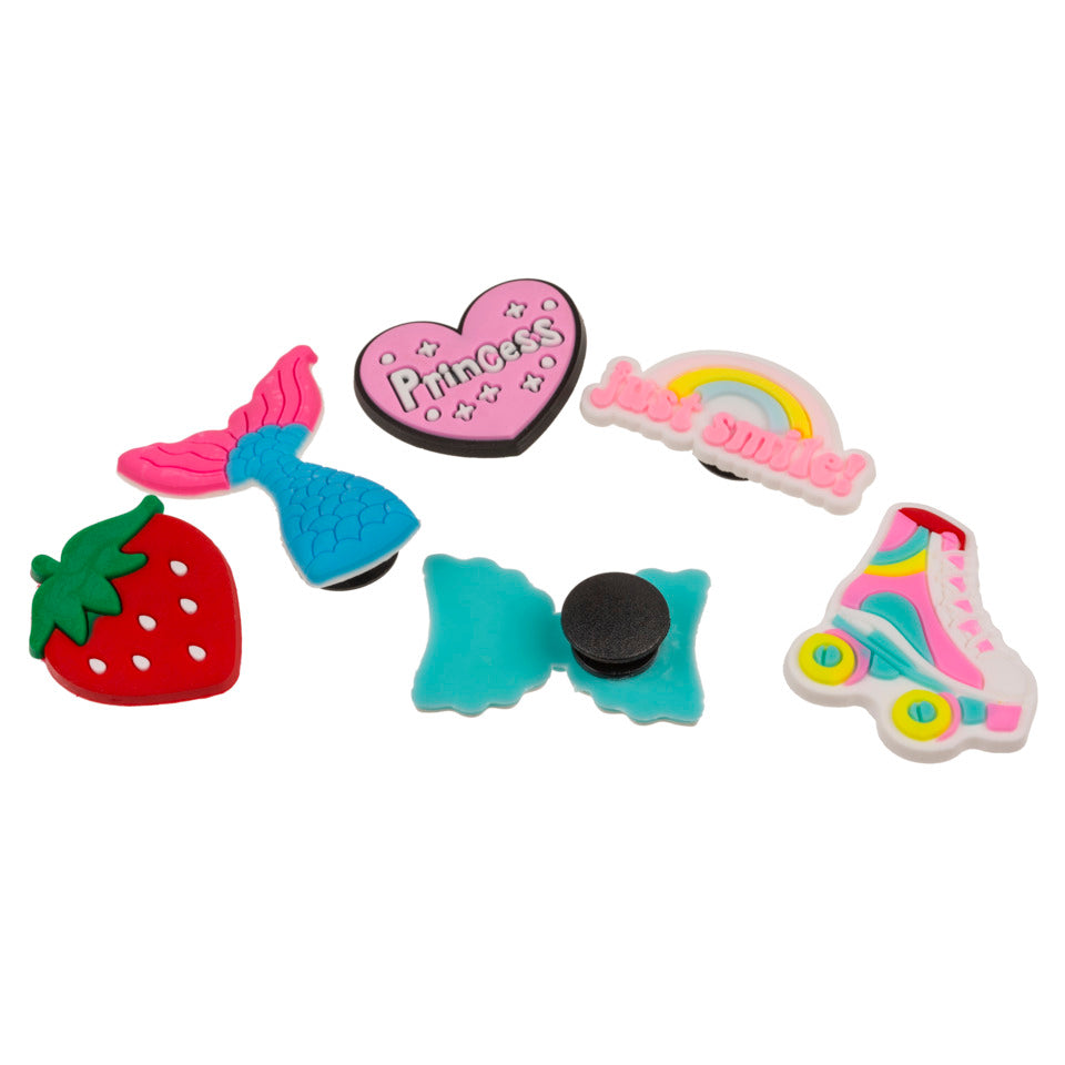 Schüleretui Sun Shoe mit Charm, 20,5 x 8 cm, Silikon, sortiert OUT OF THE BLUE 29/2611 OOTB 29/2611 20,5x8cm Charm Sun Shoe