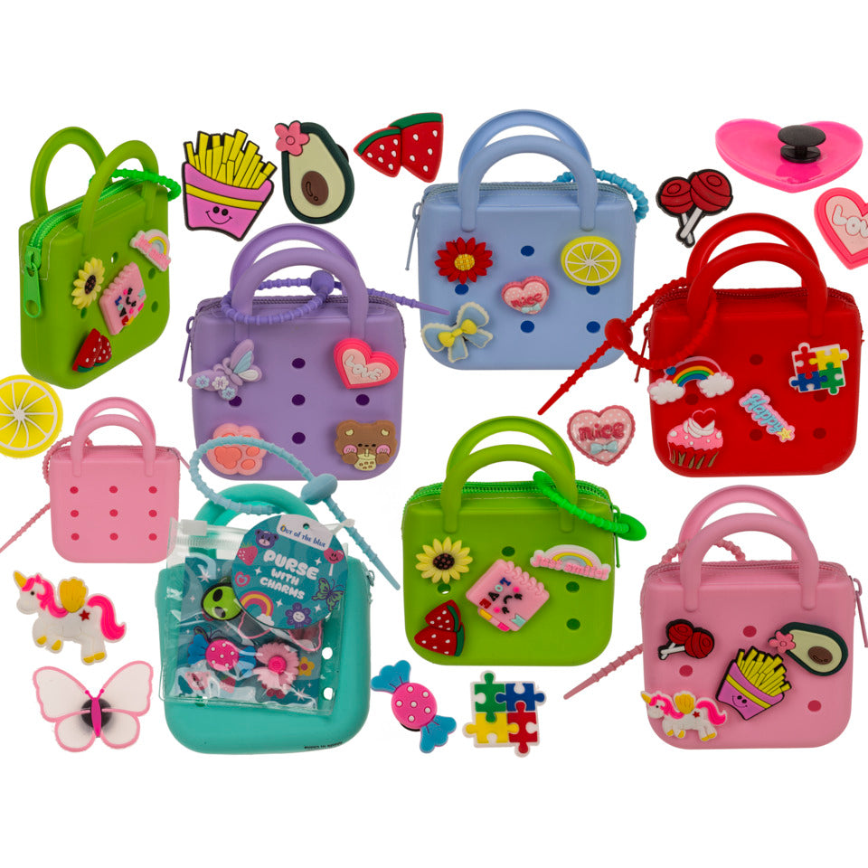 Allzwecktasche mini, 9 x 12 cm, Silikon, sortiert OUT OF THE BLUE 29/2614 OOTB 29/2614 9x12cm Charm