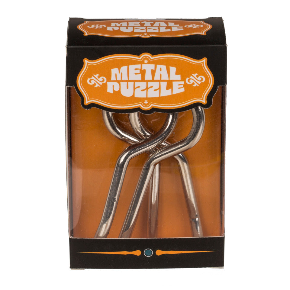 Geduldsspiel, 9 cm, Metall, sortiert OUT OF THE BLUE 76/8045 OOTB 76/8045 ca. 9cm