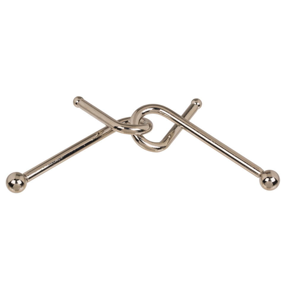 Geduldsspiel, 9 cm, Metall, sortiert OUT OF THE BLUE 76/8045 OOTB 76/8045 ca. 9cm