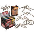 Geduldsspiel, 9 cm, Metall, sortiert OUT OF THE BLUE 76/8045 OOTB 76/8045 ca. 9cm