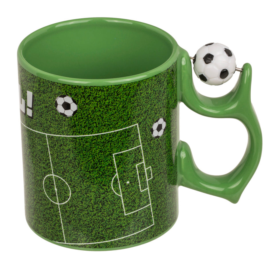 Kaffeebecher Fußball Spinner, 350 ml OUT OF THE BLUE 78/8336 OOTB 78/8336 350ml