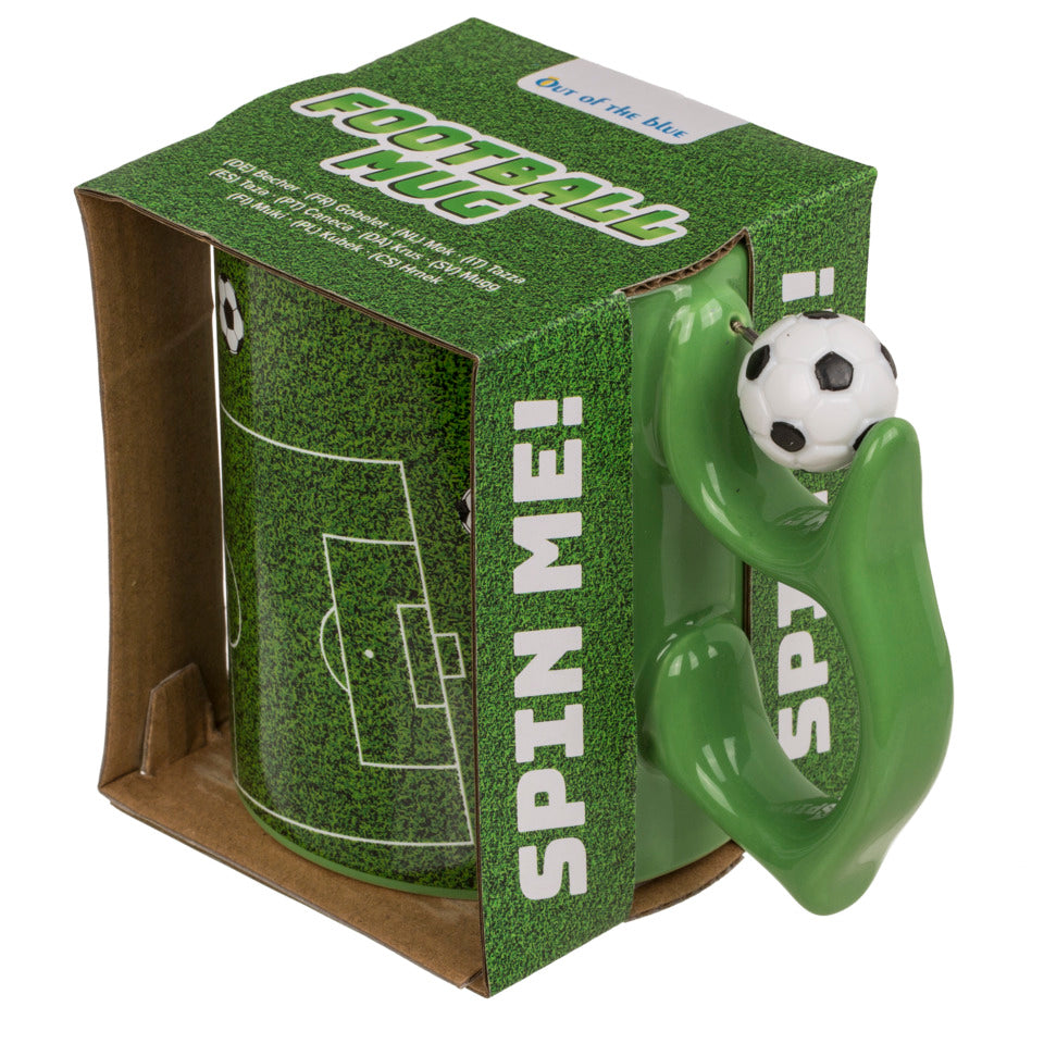 Kaffeebecher Fußball Spinner, 350 ml OUT OF THE BLUE 78/8336 OOTB 78/8336 350ml