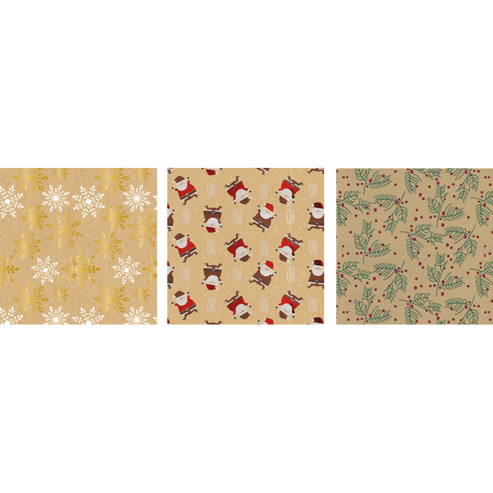 Weihnachts-Packpapier, 1,5 m x 70 cm, 50 Rollen, sortiert BEAUMONT GROUP DACN1,5M BEAUMONT GROUP DACN1,5M 1,5m x70cm
