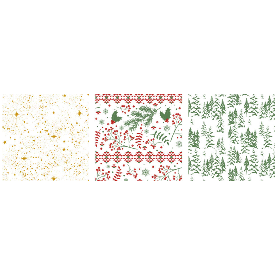 Weihnachts-Geschenkpapier, 2 m x 70 cm, 60 Rollen, sortiert BEAUMONT GROUP COMPN2M BEAUMONT GROUP COMPN2M 2m x70cm