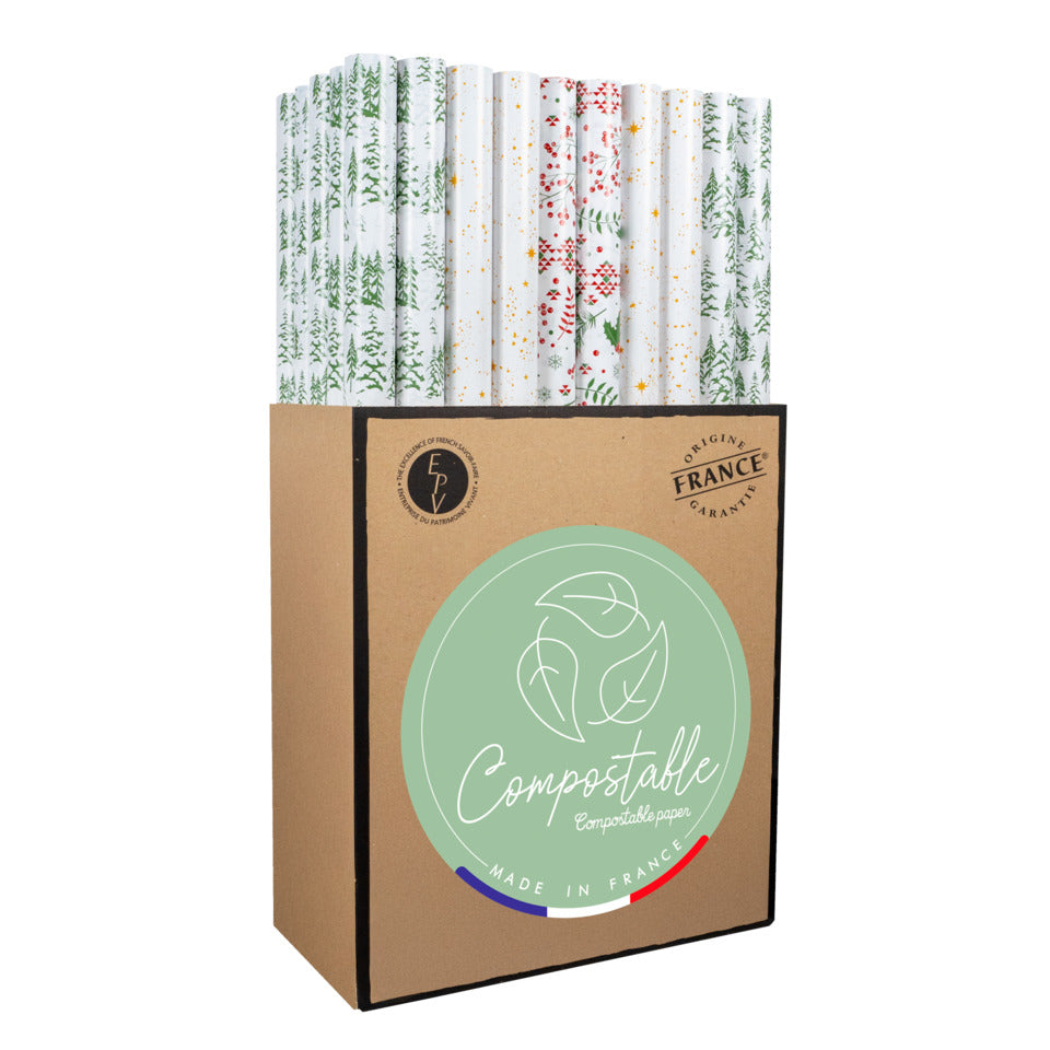 Weihnachts-Geschenkpapier, 2 m x 70 cm, 60 Rollen, sortiert BEAUMONT GROUP COMPN2M BEAUMONT GROUP COMPN2M 2m x70cm