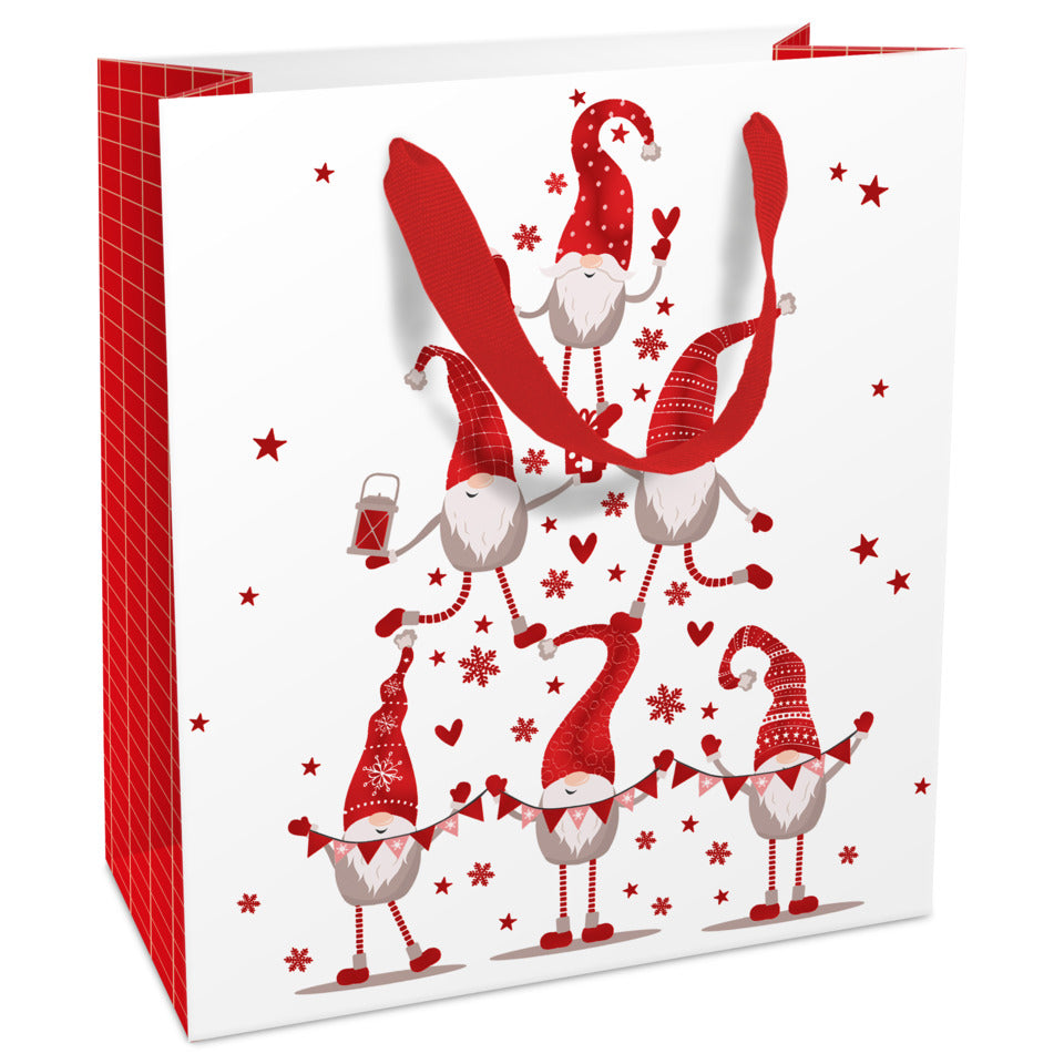 Weihnachts-Geschenktragetasche Wichtel, 21 x 18 x 8 cm BRAUN + COMPANY 1682-26511 BRAUN + COMPANY 1682-26511 21x18x8cm