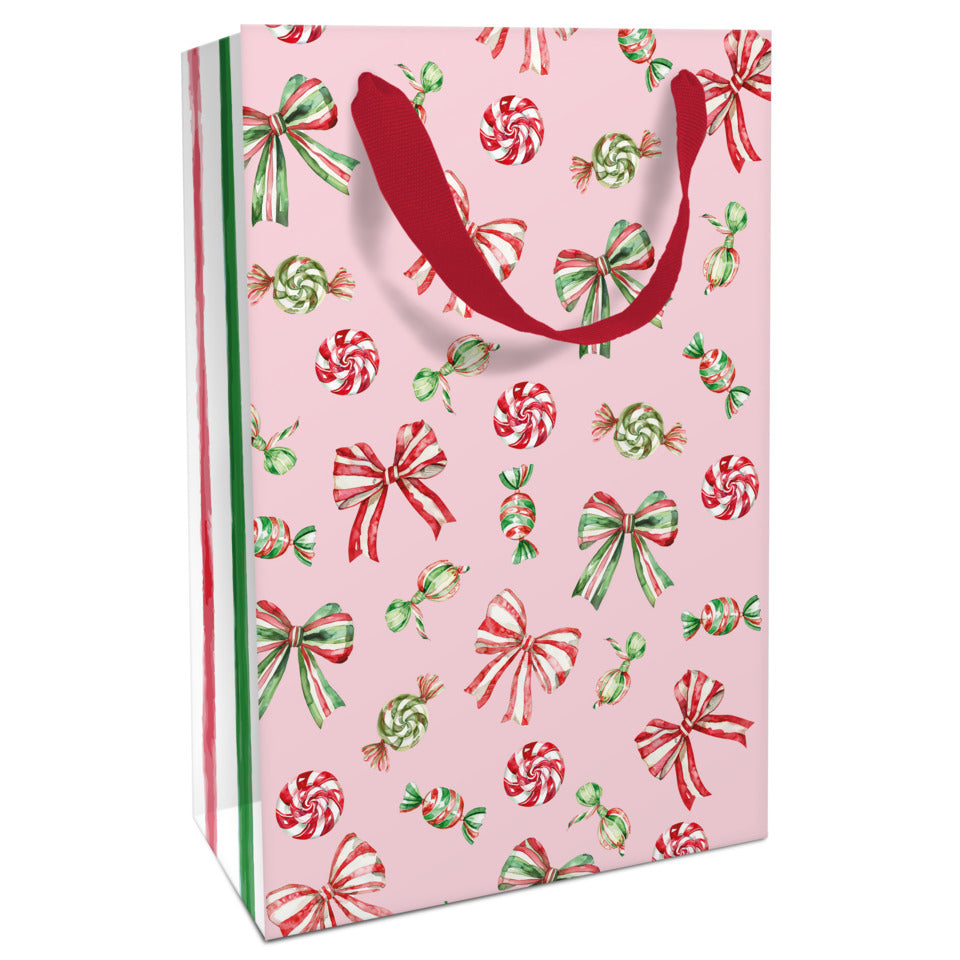 Weihnachts-Geschenktragetasche Schleifen, 36 x 26 x 13 cm, rosa BRAUN + COMPANY 1683-26509 BRAUN + COMPANY 1683-26509 36x26x13cm