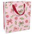 Weihnachts-Geschenktragetasche Schleifen, 21 x 18 x 8 cm, rosa BRAUN + COMPANY 1682-26509 BRAUN + COMPANY 1682-26509 21x18x8cm