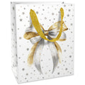 Weihnachts-Geschenktragetasche Schleife, 15 x 12 x 6 cm, weiß BRAUN + COMPANY 1681-26500 BRAUN + COMPANY 1681-26500 15x12x6cm