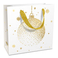 Weihnachts-Geschenktragetasche Kugel, 17 x 17 x 8 cm, weiß/gold BRAUN + COMPANY 1685-26501 BRAUN + COMPANY 1685-26501 17x17x8cm